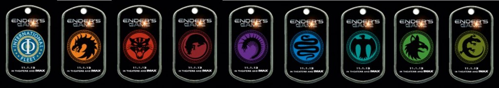 ENDERS GAME Dog Tags - Fan Experience