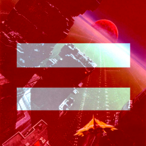 Red Equals-Sign Overlay on Classic Ender's Game Cover